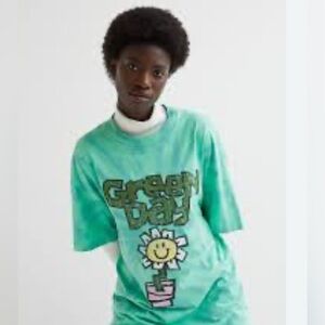 Divided‎ Green Day Shirt Oversized M Tie Dye